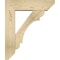 Ekena Millwork Olympic Slat Rough Sawn Bracket w/ Offset Brace, Douglas Fir, 6"W x 20"D x 24"H BKT0604X20X24OLY06RDF - alternate 2
